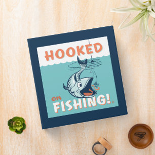 Hooked on Fishing 3 Ring Binder