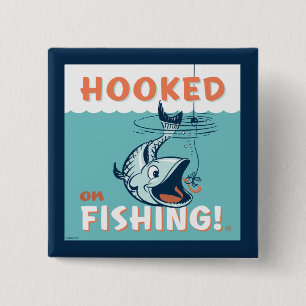 Hooked on Fishing Button