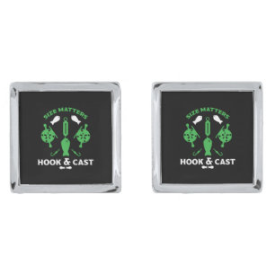 Hooked On Fishing Cufflinks