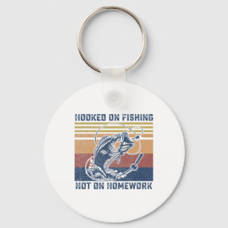 Hooked On Fishing Fishing Gifts For Boys B Fish Fu Keychain