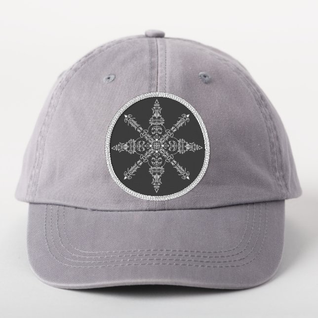 Hooked on Fishing Hidden Words and Images Patch (On Headwear)
