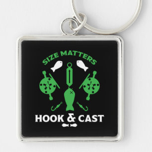 Hooked On Fishing Keychain