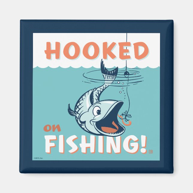 Hooked on Fishing Magnet (Front)