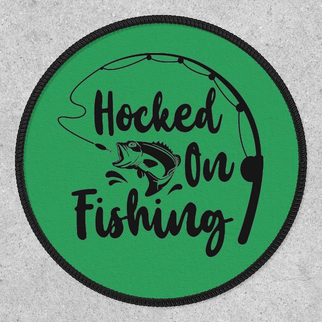 Hooked on Fishing Patch (Front)