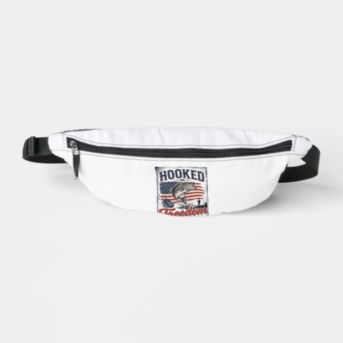 Hooked On Freedom 4th July Fishing Fanny Pack