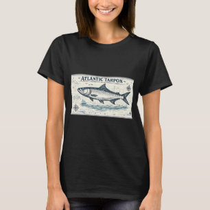Hooked on Gnome Life – Funny Fishing Gnome Carto T-Shirt