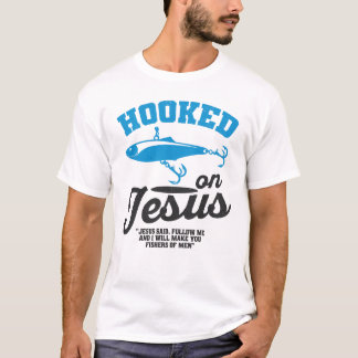 Hooked on Jesus Christian Fishing T-Shirt – Fisher