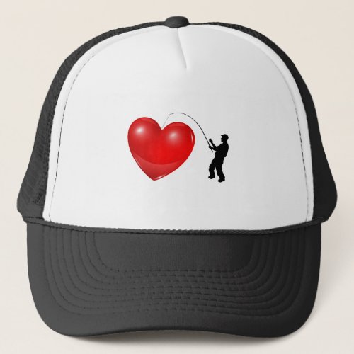 Hooked on Love Trucker Hat