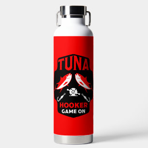 Hooked On Tuna Fishing Water Bottle