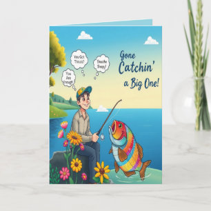 Hooked on You Birthday Card