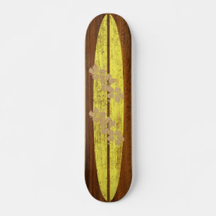 Hookipa Vintage Surf Faux Wood Skateboard Deck