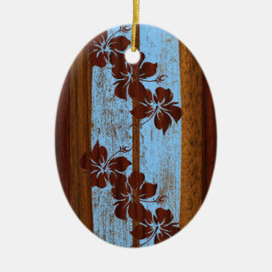 Hookipa Vintage Surfboard Ornament