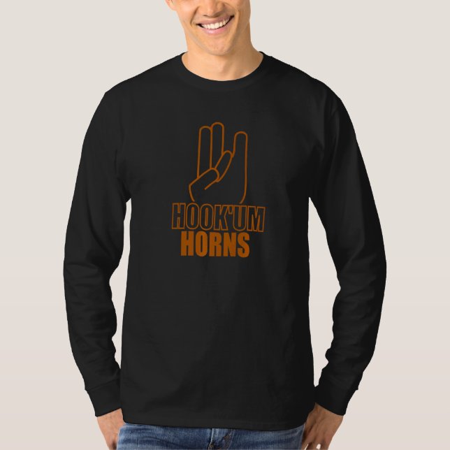 Hook'um Horns  Texas Fan Apparel The Texas Shocker T-Shirt (Front)