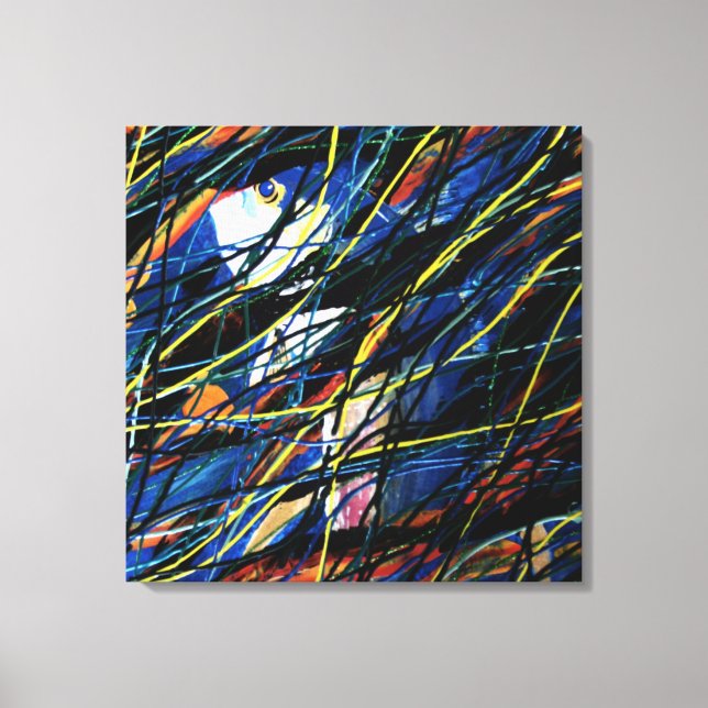 Hooky from school canvas print (Front)