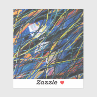 Hooky from school sticker