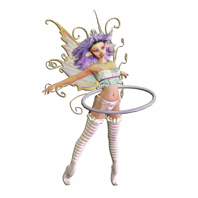 Hoola Hoop Fey Ornament (Front)
