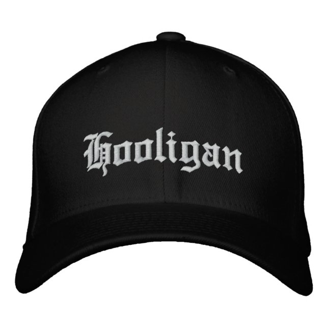 Hooligan exclusive embroidered baseball cap (Front)