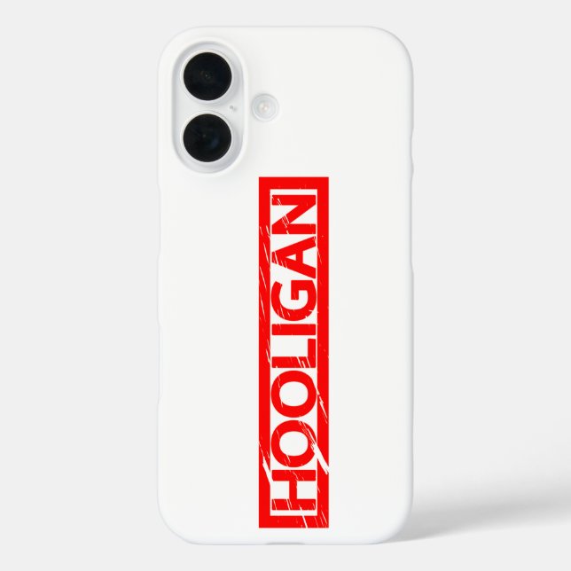 Hooligan Stamp Case-Mate iPhone Case (Back)