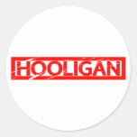Hooligan Stamp Classic Round Sticker