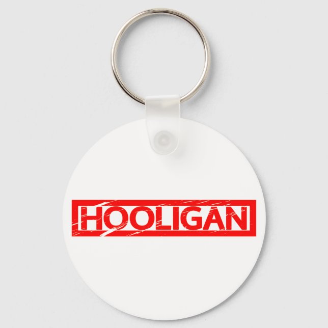 Hooligan Stamp Keychain (Front)