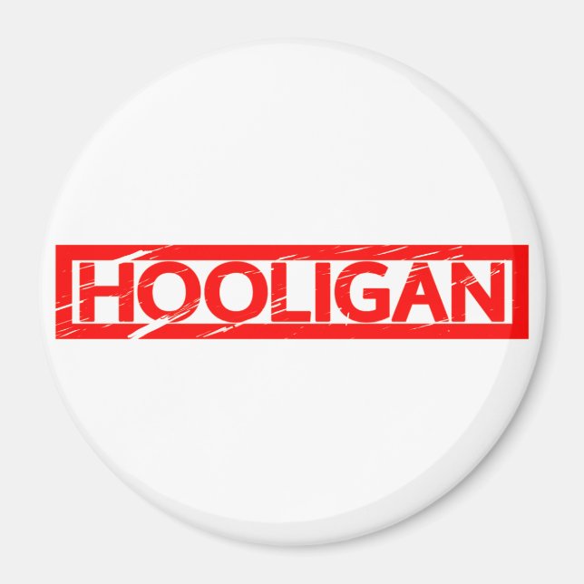 Hooligan Stamp Magnet (Front)