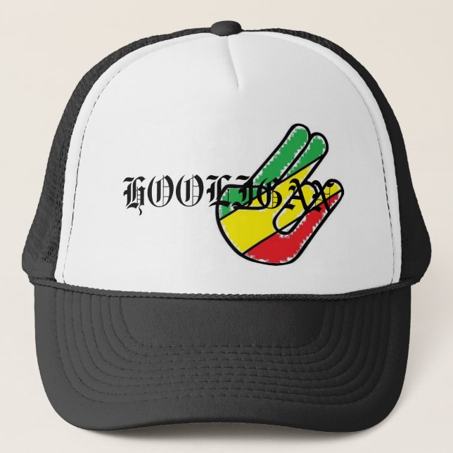 hooligan trucker hat (Front)