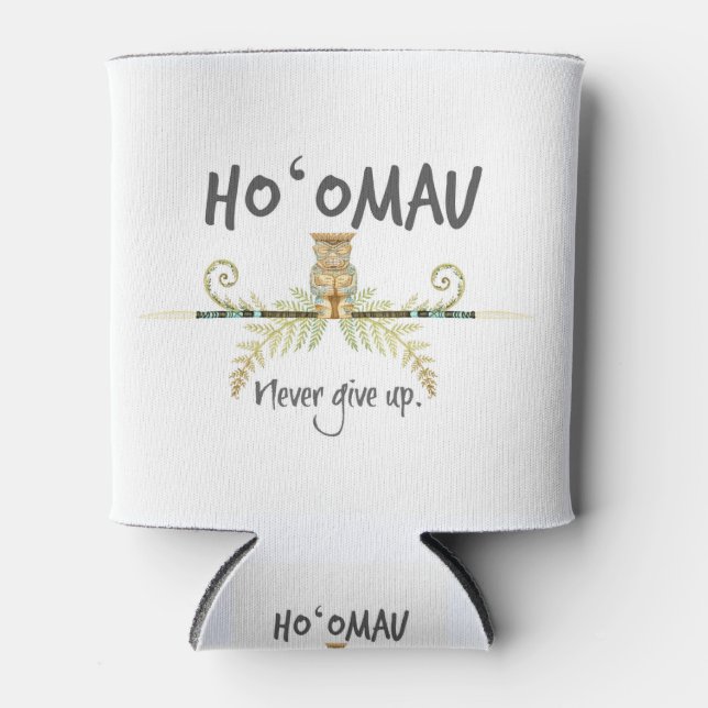 Ho'Omau Tiki Can Cooler (Front)