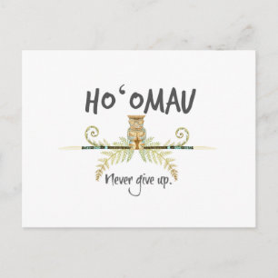 Ho'Omau Tiki Postcard