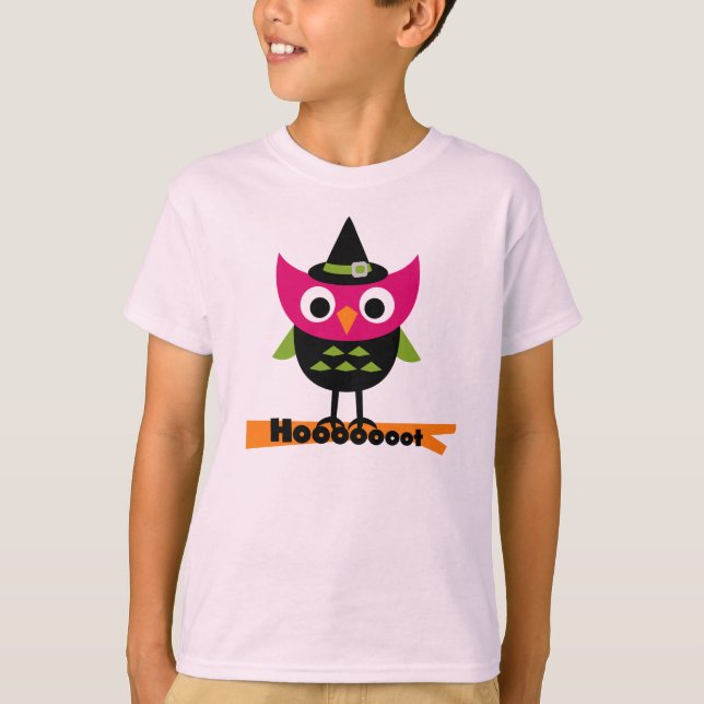 Hooooot Owl Halloween T-shirts and Gifts (Front)