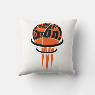 Hoop above all throw pillow