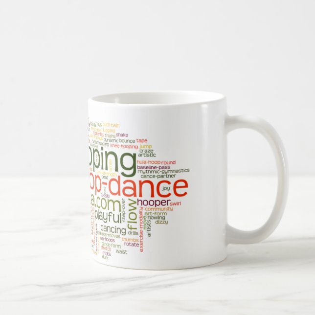 Hoop Dance Word Mix Mug (Right)