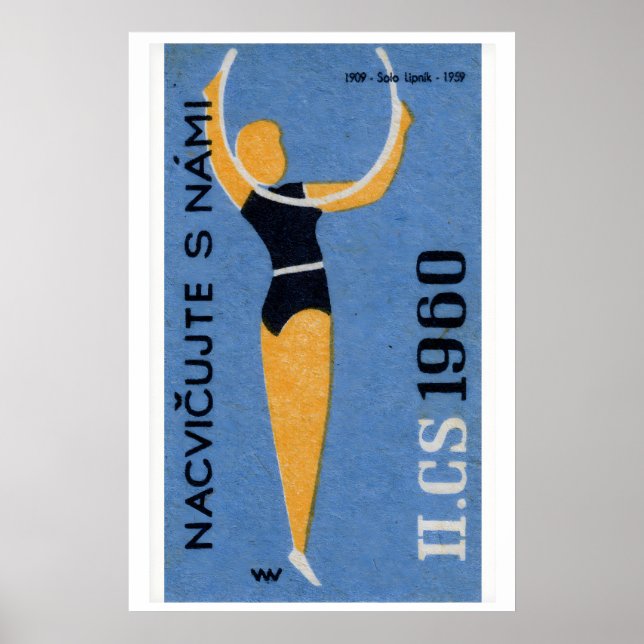 Hoop Dancer - Matchbox Print - Czech Wall Art (Front)