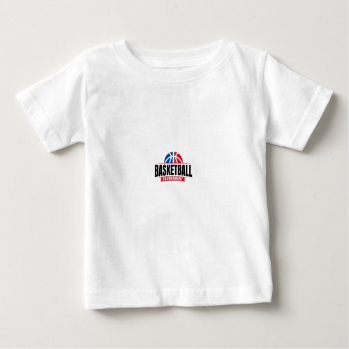 Hoop Dreams in Red White  Blue Baby T_Shirt