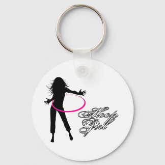 Hoop Girl-Hula Hoop Keychain
