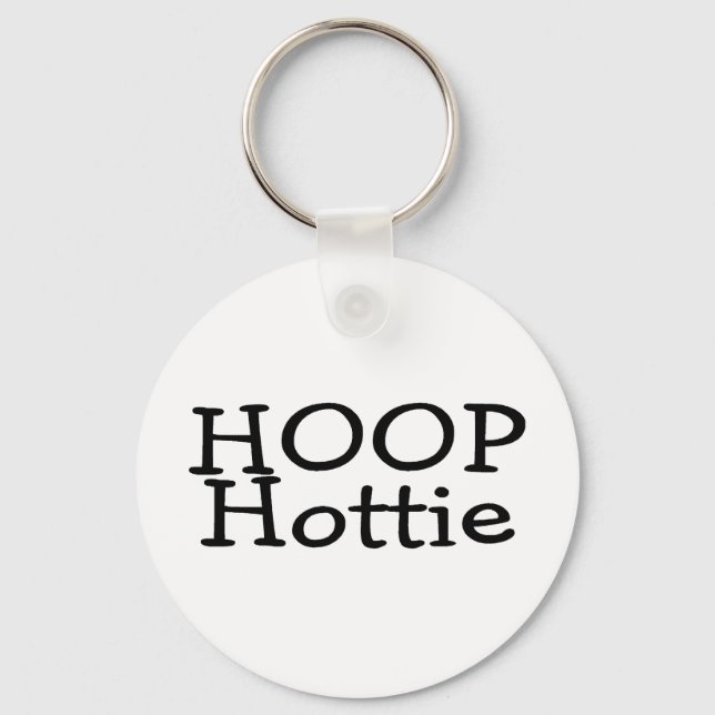 Hoop Hottie Keychain (Front)