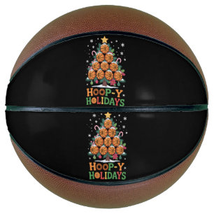 Hoop-y Holidays Basketball Christmas Holiday Sport