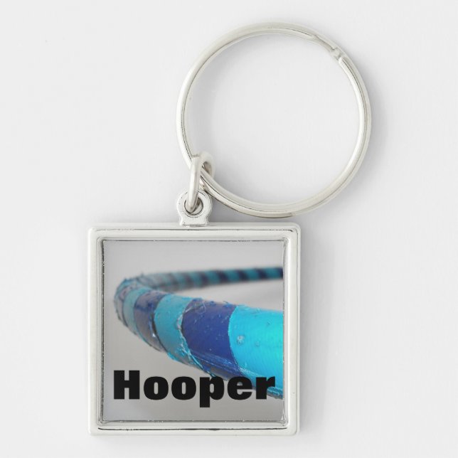 "Hooper", Hula Hoop, Close-up Keychain (Front)