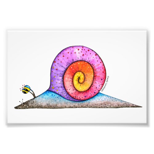 Hoopla Snail Photo Print