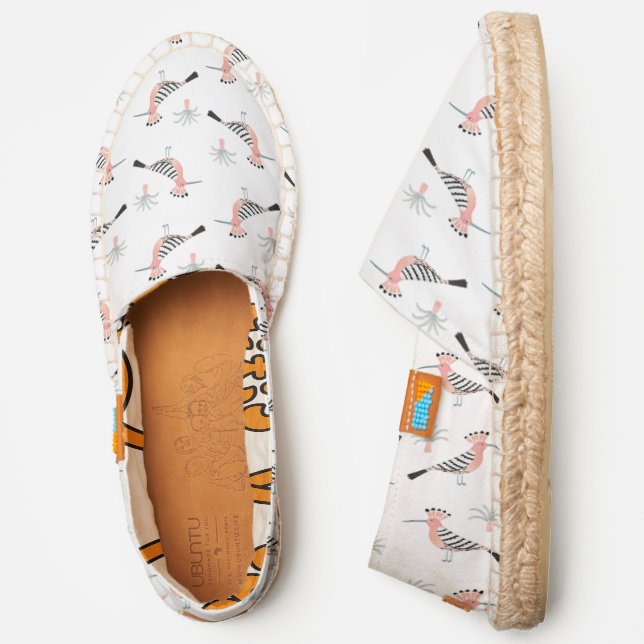 Hoopoe Bird Espadrilles (Side)