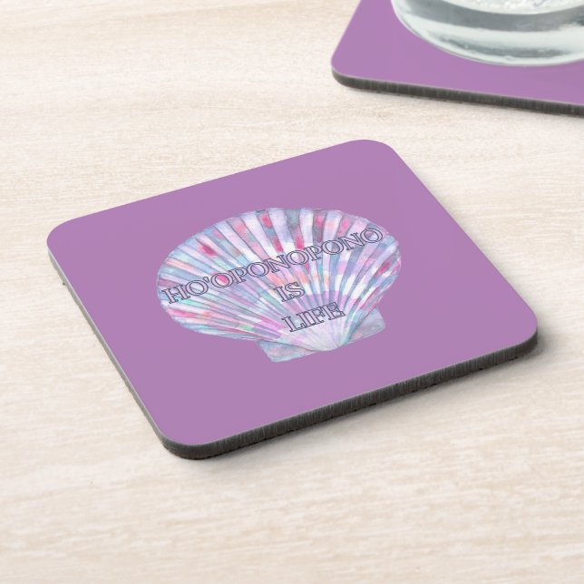 Ho'oponopono Beverage Coaster (Left Side)
