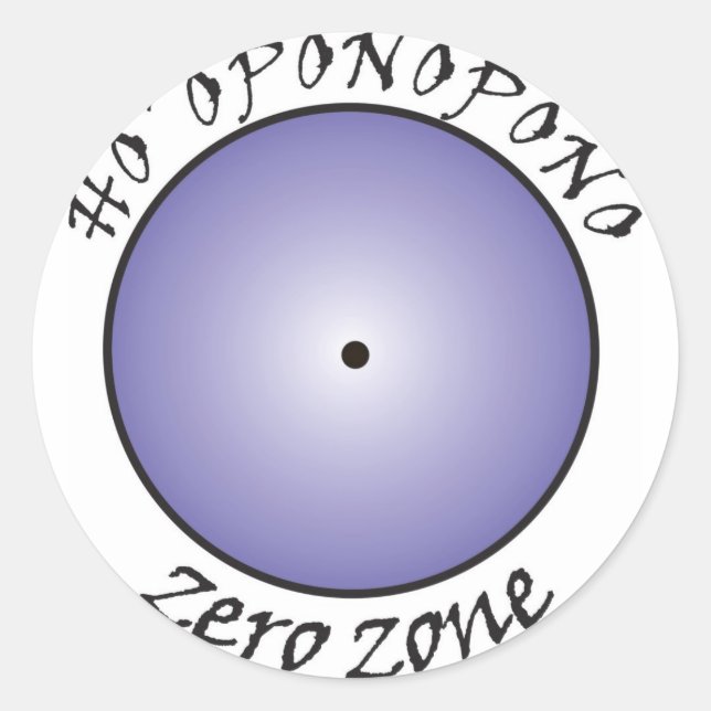 Hooponopono Classic Round Sticker (Front)