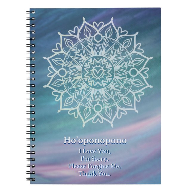 Hooponopono Love Journal Forgiveness Meditation (Front)