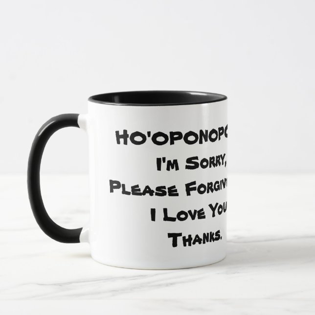 HO'OPONOPONO   MISTIC MAGIC MUG (Left)