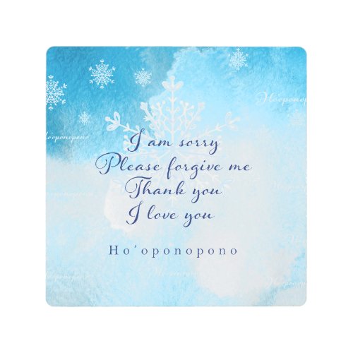 Hooponopono Prayer Art Print