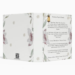 Ho'oponopono Prayer - Energy Unblocking 3 Ring Binder