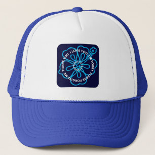 Ho'oponopono Prayer I LOVE YOU I'M SORRY FORGIVE  Trucker Hat