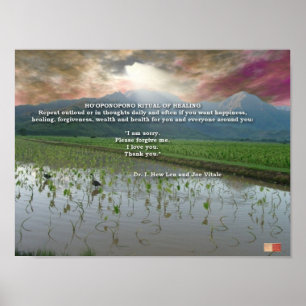 Ho'oponopono Ritual of Healing Poster