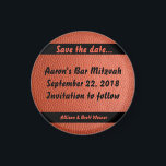 Hoops Bar Mitzvah Magnet<br><div class="desc">A save the date magnet to coordinate with the Hoops Bar Mitzvah Collection.</div>