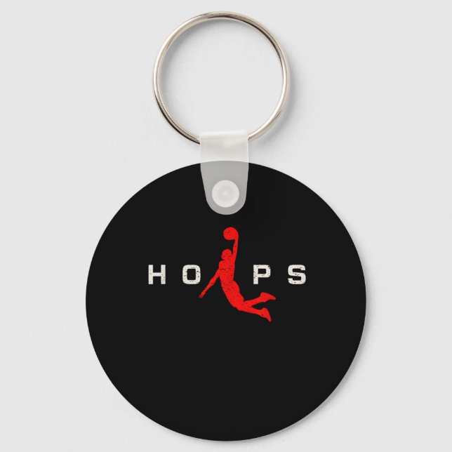 Hoops - Basball Keychain (Front)