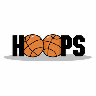hoops basketball design statuette